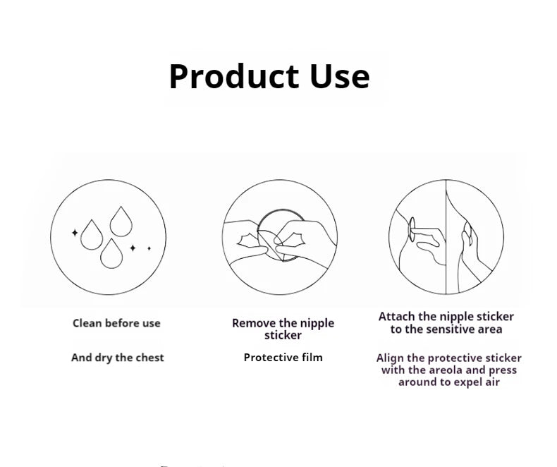 Women Breathable Silicone Nipple Cover Hollow Out Breast Petal Strapless Bras Summer Invisible Intimates Boob Pads With Box