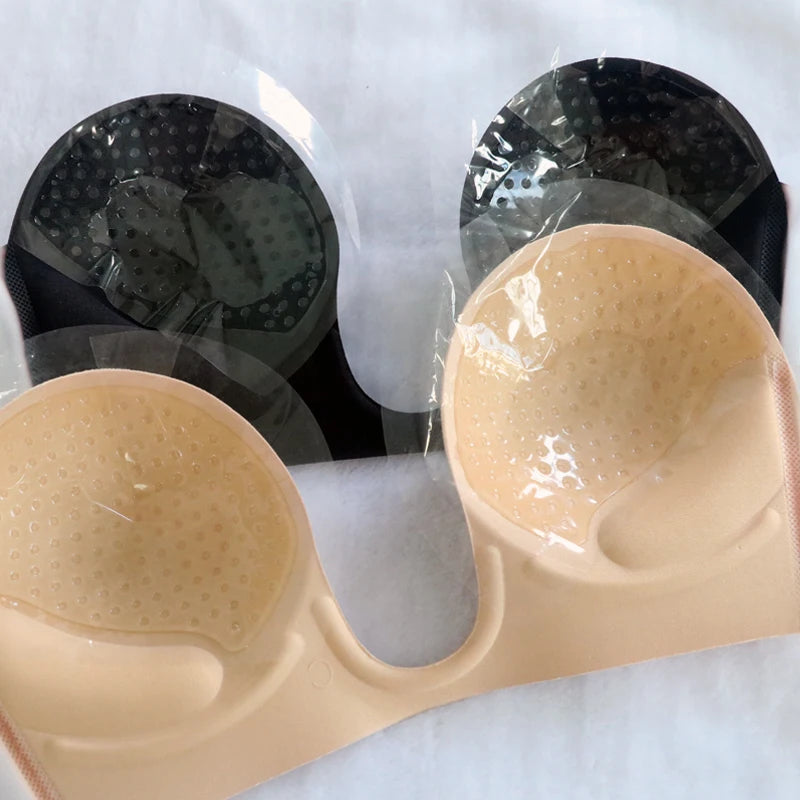 Strapless Push Up Bras Deep Plunge U Shape Non Slip Seamless Bra Backless Adhesive Invisible Lift Underwear