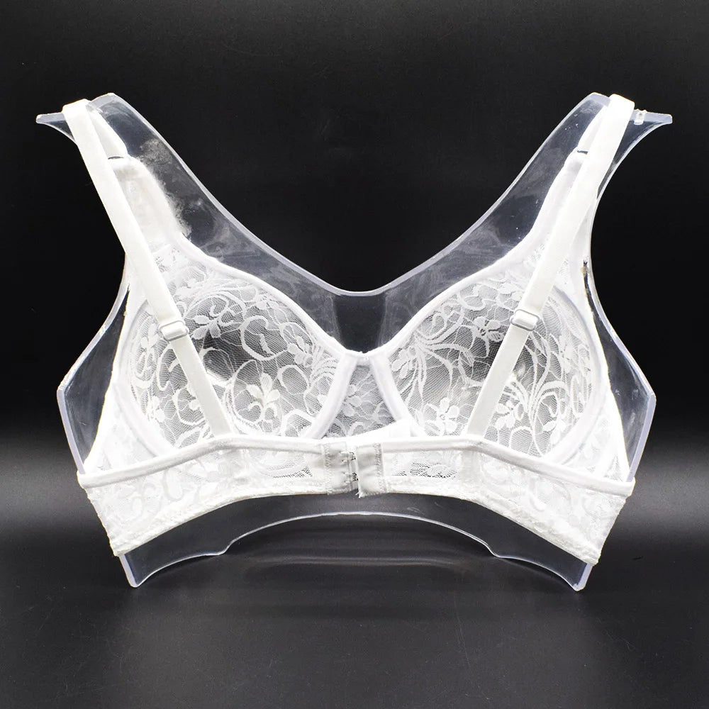 Sexy Lace Bras For Women Unlined Underwire Bra Bralette Underwear Tops Embroidery Floral Lingerie  Brassiere BH A B C D DD Cup