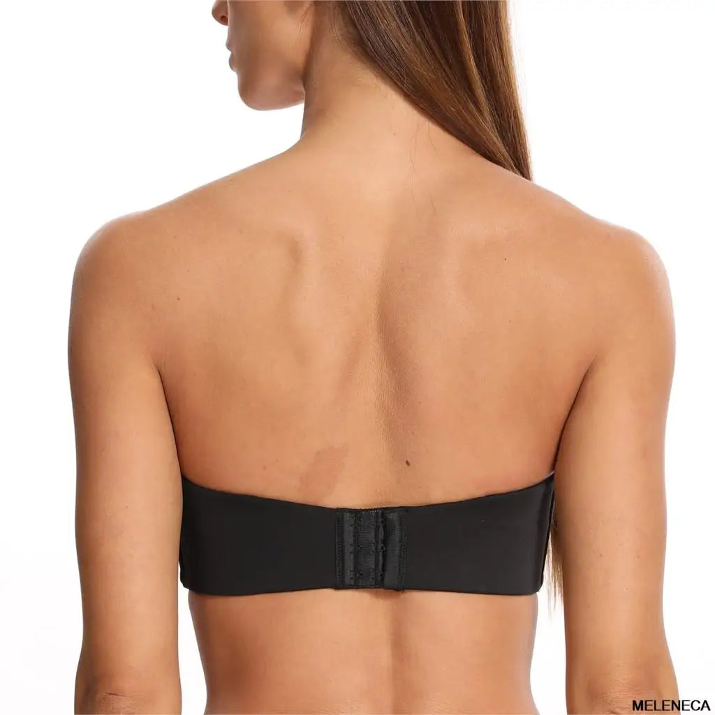 Women's Strapless Bra for Large Bust Minimizer Unlined Bandeau with Underwire