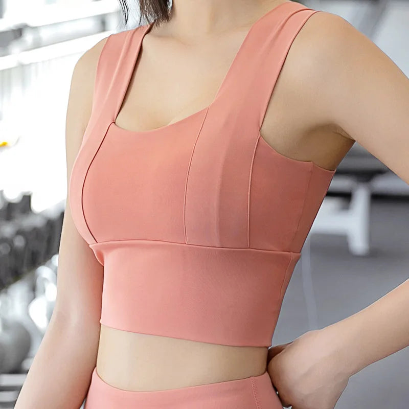 Sports Bra for Women Gym Shockproof Mesh Sports Quick-drying Bra Running Fitness Yoga Women Training Sports Underwear