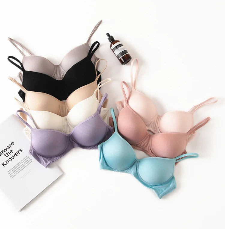 Wireless bra 100% Pure Silk seamless padded bras for women push up bralette bralet bralett Female Underwear Intimates sutyen
