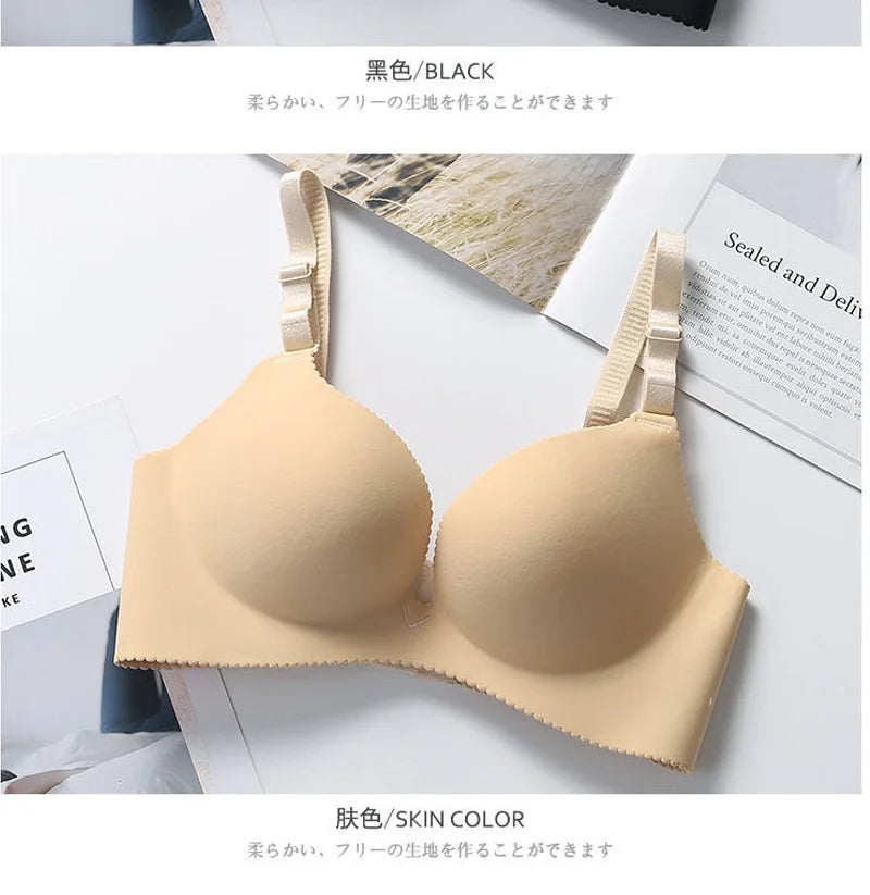 Sexy Bras for Women Lingerie Seamless Pushup Bra Bralette Plunge Wireless Brassiere Female Breathable Underwear Intimates