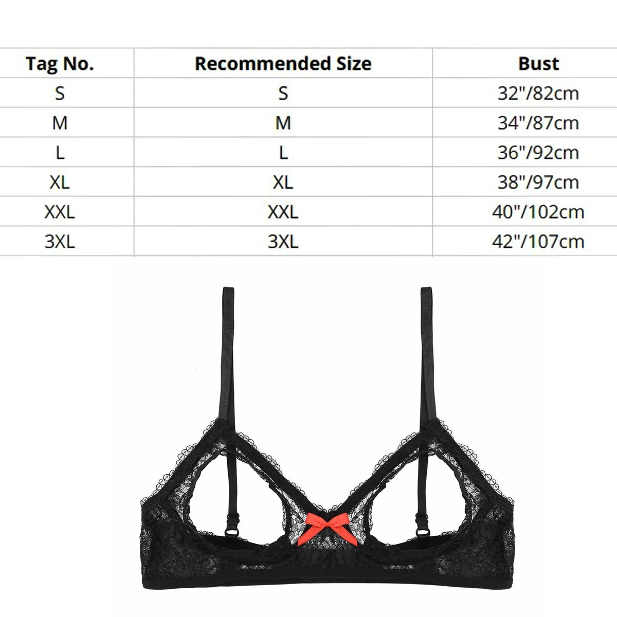 Womens Sheer Mesh Floral Lace Nipple Split Wire-Free Unlined Bikini Bra Triangle Bralette Exotic Open Cups Bras Plus Size