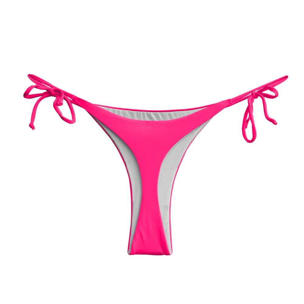 Womens Bikini Bottoms Wholesale Sexy Swimsuit Thong Vintage Swimwear Printing Brazilian Biquini Designer Bikinis T-back Cheeky