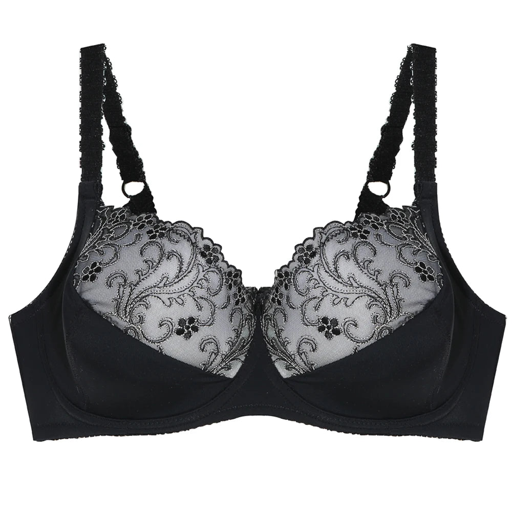 Push Up Bras for Women Sexy Elastic Comfortable Bralette Three Quarters(3/4 Cup) Lace High Quality Breathable Lingerie