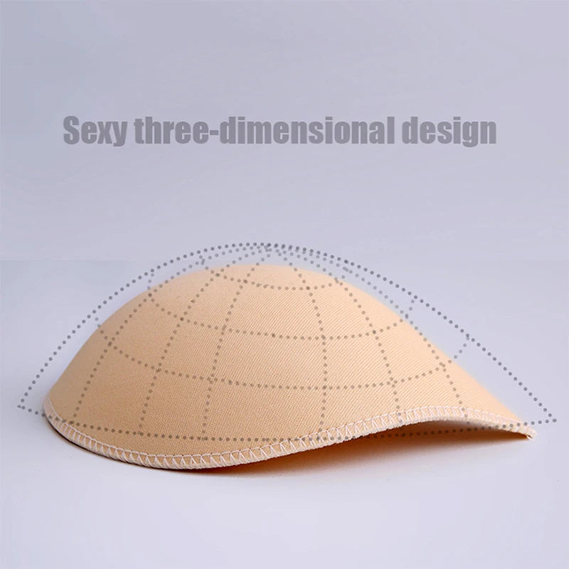 1-3 Pairs Woman Plunge Swimsuit Padded Set Sponge Thick  Foam Push Up Enhancer Chest Cup Bikini Inserts Bra Pad