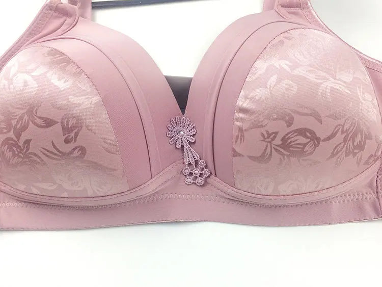 36-44 B/C Cup Bras for Big Breasted Women Fat Full Coverage Thin Wire Free Back Closure Underwear Gathered High Quality Bra