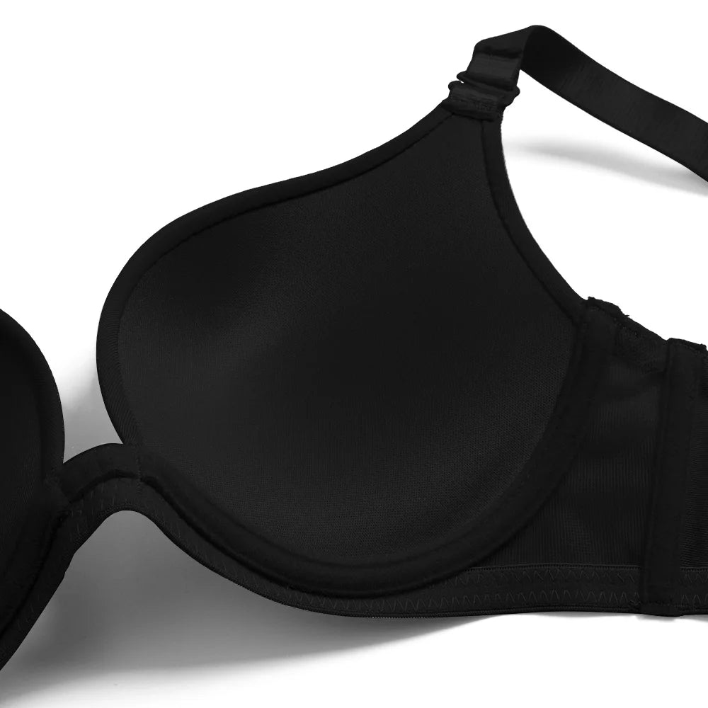 New Sexy Bra For Women Plunge Multiway Underwire Padded Push Up Bras A B C D E 65 70 75 80 85 90 95 100