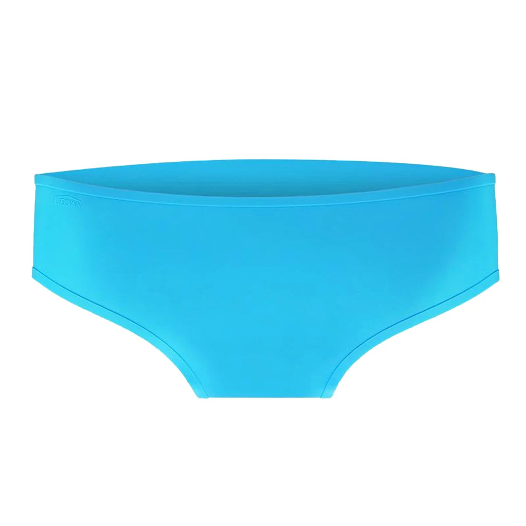 Women's Swim Trunk Seamless Support Panty Silicone Bikini Bottoms, Bathing Suit,
