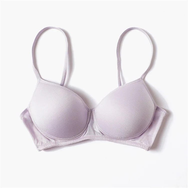 Wireless bra 100% Pure Silk seamless padded bras for women push up bralette bralet bralett Female Underwear Intimates sutyen