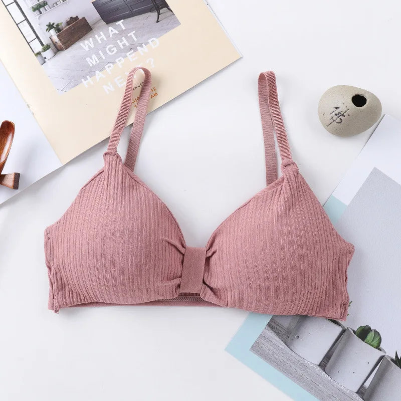 Wire Free Bras For Women Push Up Bra Sexy Lingerie Comfort Bra Tops Female Brassiere Seamless Underwear Solid Intimates