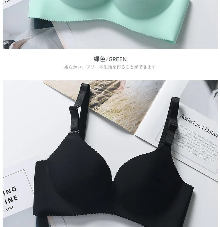 Sexy Bras for Women Lingerie Seamless Pushup Bra Bralette Plunge Wireless Brassiere Female Breathable Underwear Intimates