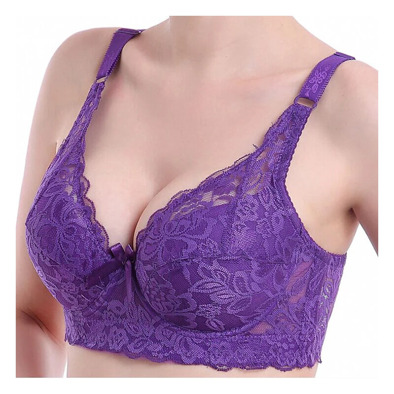 Cotton Bras for Women Lace Floral Sexy push up Cup B C D 105D 105C 105B 100D 100B 95D 95C 95B 90D 90C 85D 85C 80D 80C 80B  C3306