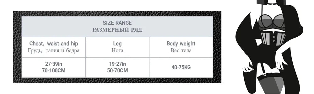 PU Leather Erotic Lingerie Sexy Garter Intimate Women's Harness Bra Gothic Clothes Halter Underwear Rave Fetish Stocking Belts