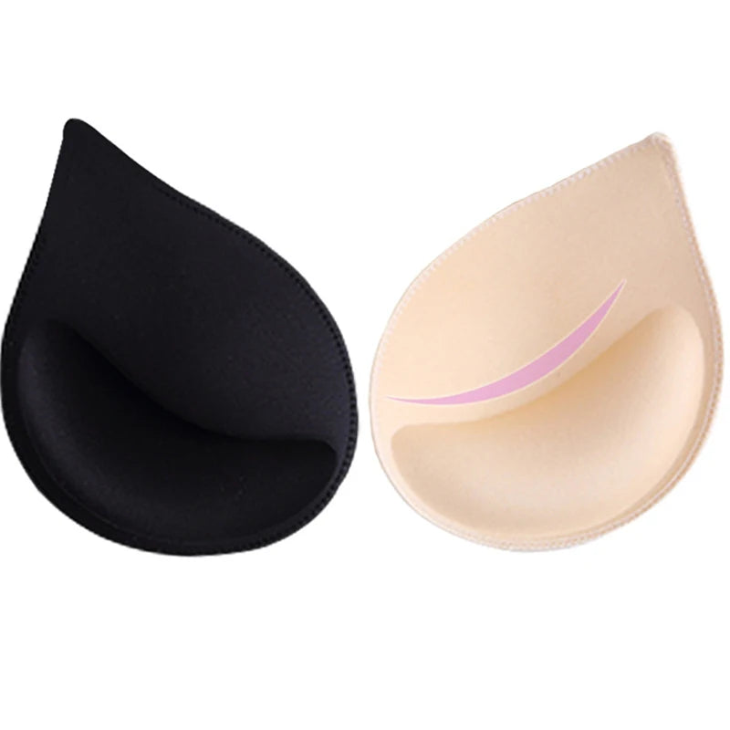 1-3 Pairs Woman Plunge Swimsuit Padded Set Sponge Thick  Foam Push Up Enhancer Chest Cup Bikini Inserts Bra Pad