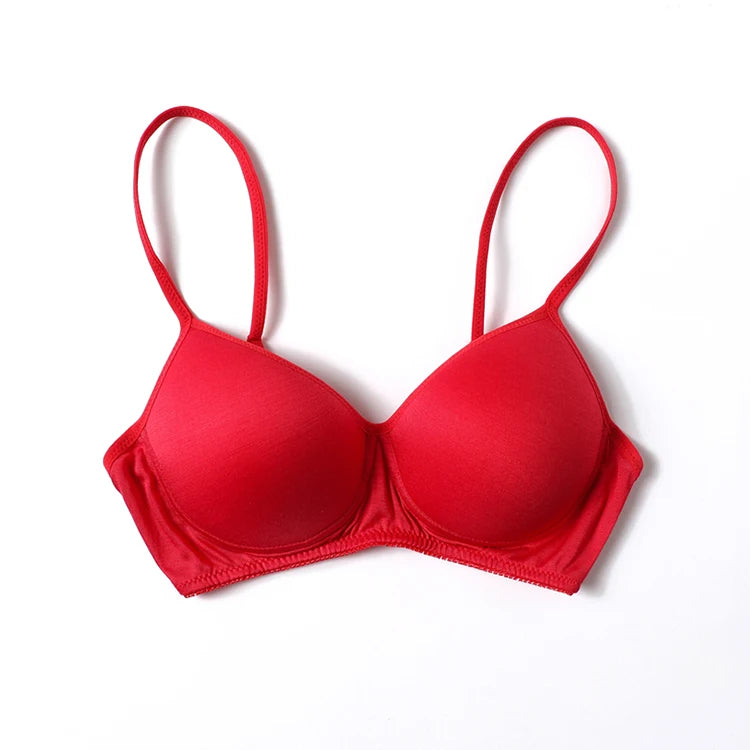 Wireless bra 100% Pure Silk seamless padded bras for women push up bralette bralet bralett Female Underwear Intimates sutyen