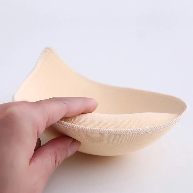 1-3 Pairs Woman Plunge Swimsuit Padded Set Sponge Thick  Foam Push Up Enhancer Chest Cup Bikini Inserts Bra Pad