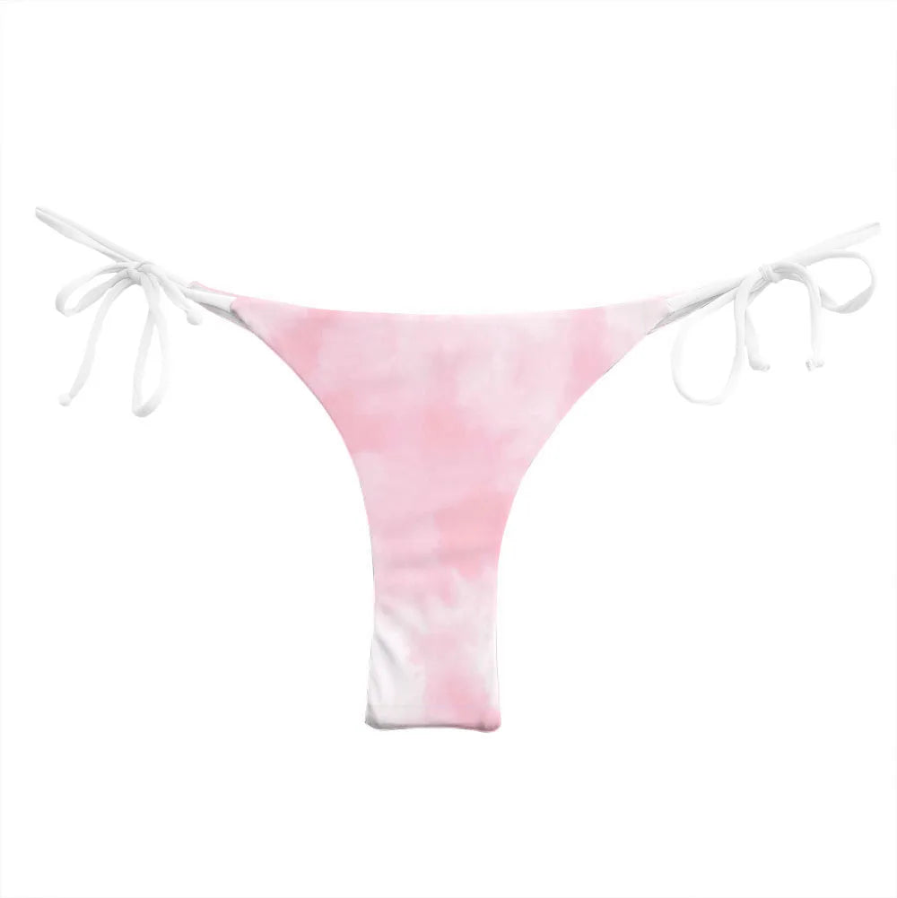Womens Bikini Bottoms Wholesale Sexy Swimsuit Thong Vintage Swimwear Printing Brazilian Biquini Designer Bikinis T-back Cheeky