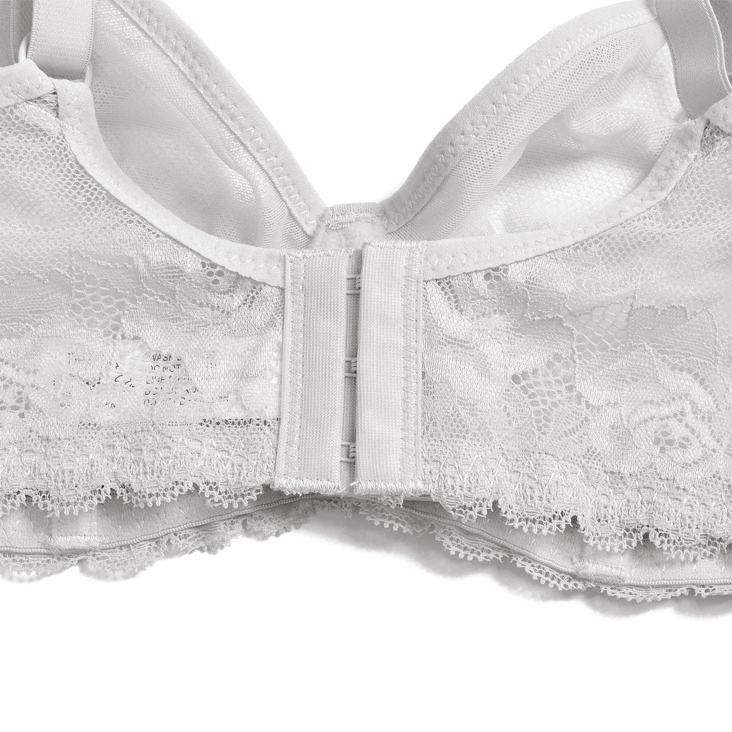 YBCG Nude Bra Unlined Hollow Mesh Lace Lingerie Full Coverage Underwire Bras for Women Plus Size Bralette See Through Underwear