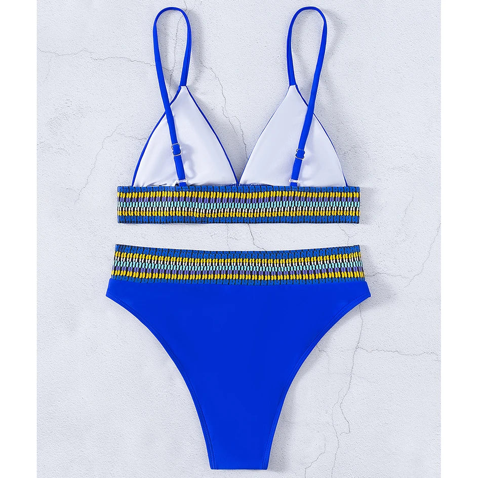 Sexy Bikini 2026 Women Swimwear High Waist Swimsuit Brazilian Bikinis Set 2 Pieces Women Bathing Suit Swim for Summer Beach Wear