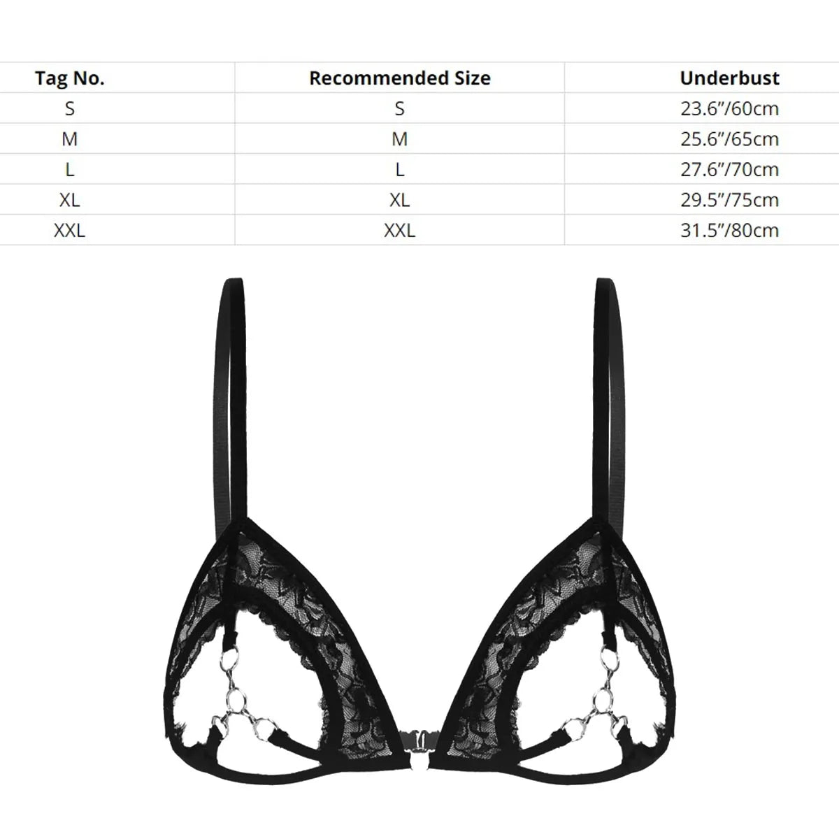 Womens Sheer Mesh Floral Lace Nipple Split Wire-Free Unlined Bikini Bra Triangle Bralette Exotic Open Cups Bras Plus Size