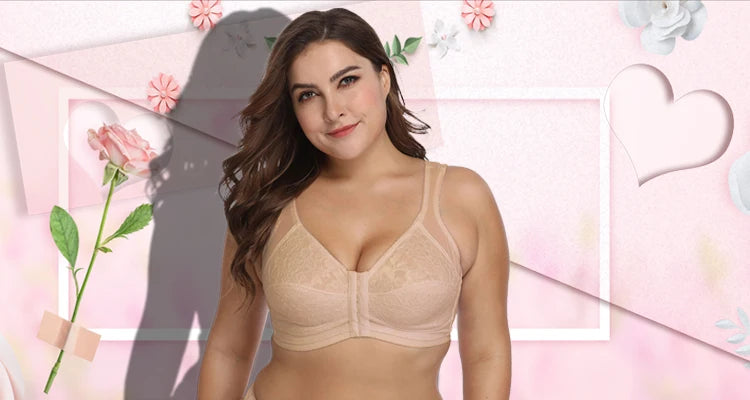Womens Bras Lace Bralette Light Padded Underwired Perspective Brassiere Big Bust Sexy Lingerie Underwear D DD E F G Cup