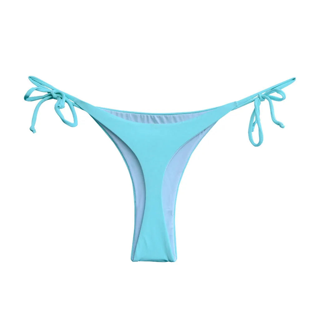 Womens Bikini Bottoms Wholesale Sexy Swimsuit Thong Vintage Swimwear Printing Brazilian Biquini Designer Bikinis T-back Cheeky