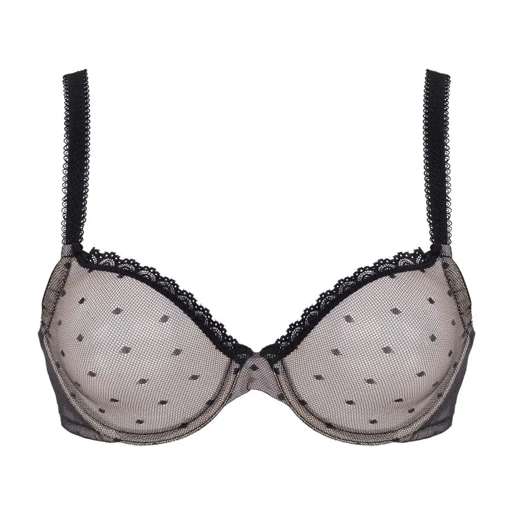New Sexy Bras Lace Ultra Thin Underwire See Through Plus Size Transparent Bras For Women Lingerie