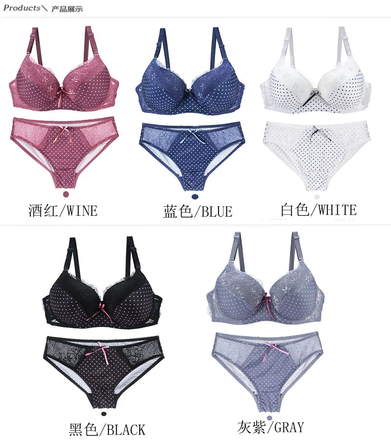 New Sexy Lace Straps Plunge Push Up Bras Women Underwear Plus Size Lingerie BCDE Cup Underwire Female Brassiere