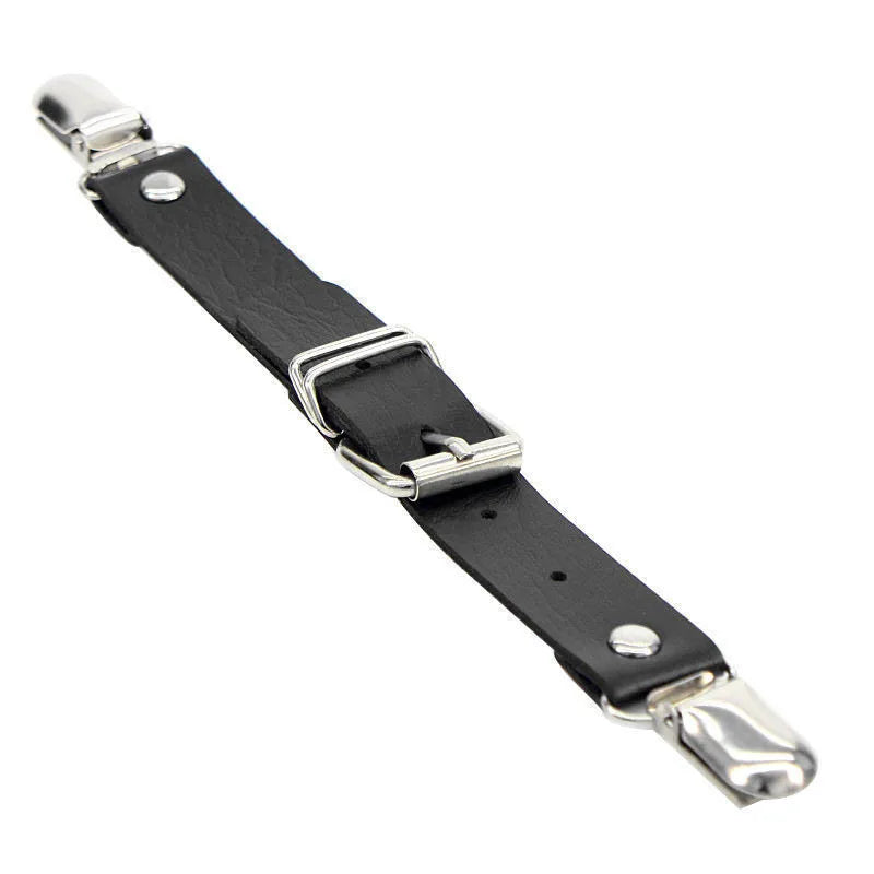 Gothic Punk Round Leather Garter Girl Black Grunge Leg Jewelry Straps Thigh Harness Body Bondage Accessories garter belt
