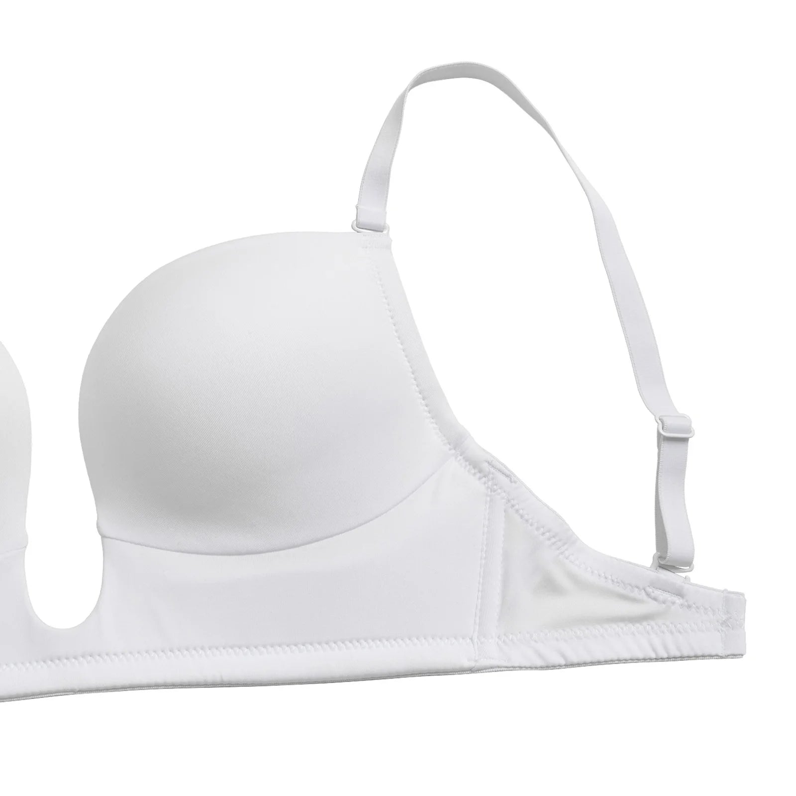 YBCG Deep Plunge Bra Push Up Lingerie Padded Low Cut Bras for Women Underwire Bralette Adjustable Convertible Strap Underwear