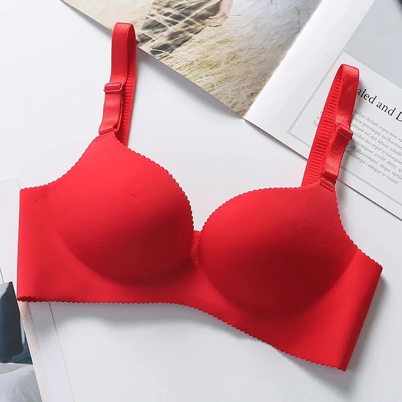 Sexy Bras for Women Lingerie Seamless Pushup Bra Bralette Plunge Wireless Brassiere Female Breathable Underwear Intimates