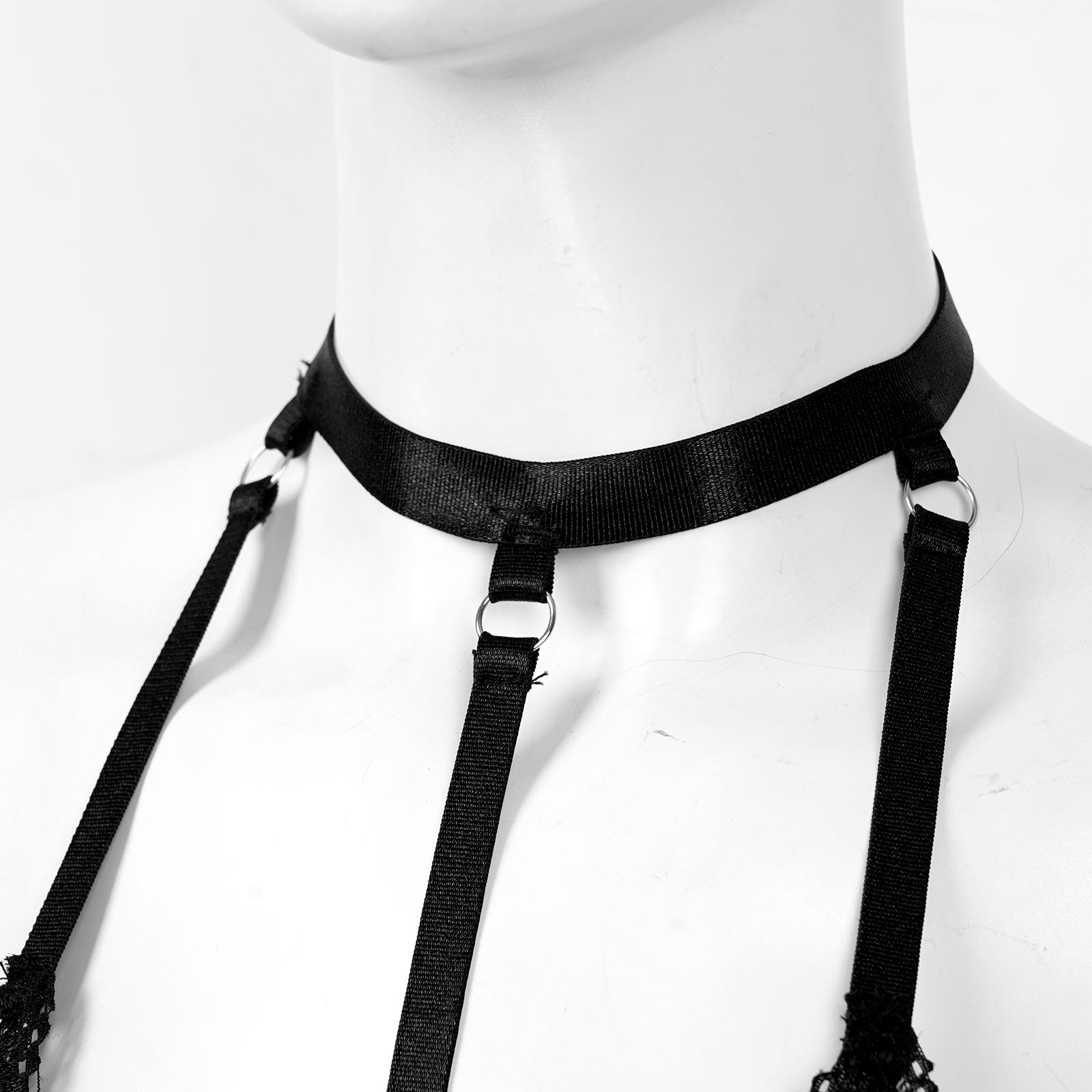 Women Hot Sexy Bras See-through Lace Unlined Wireless Bra Tops Female Halter Neck Strappy Hollow Out Nipples Lingerie Brassiere