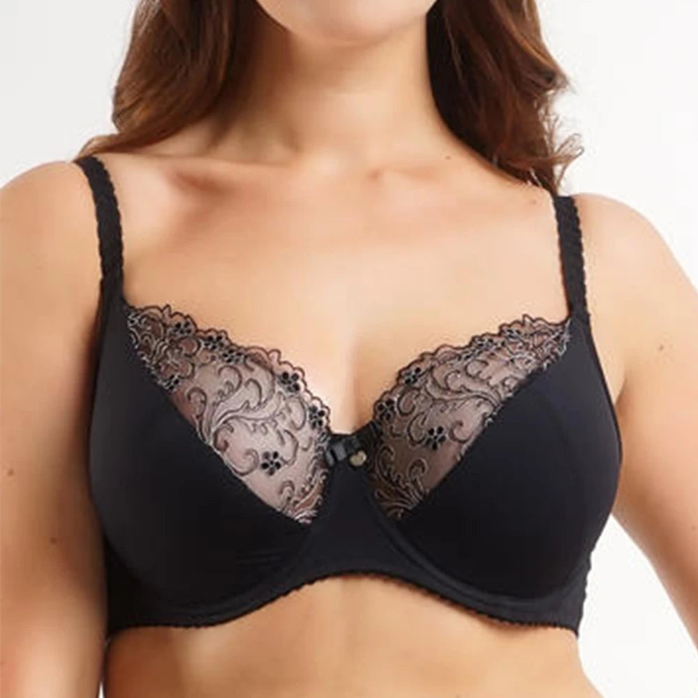Push Up Bras for Women Sexy Elastic Comfortable Bralette Three Quarters(3/4 Cup) Lace High Quality Breathable Lingerie