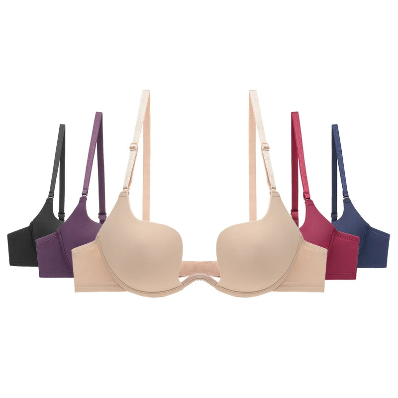 BH Top Super Push Up Bras For Women Plus Size Sexy Lingerie Invisible Backless Bra Women's Underwear Seamless Female Brassiere