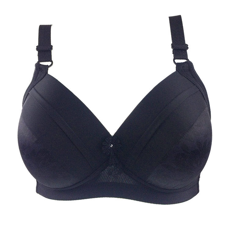 36-44 B/C Cup Bras for Big Breasted Women Fat Full Coverage Thin Wire Free Back Closure Underwear Gathered High Quality Bra