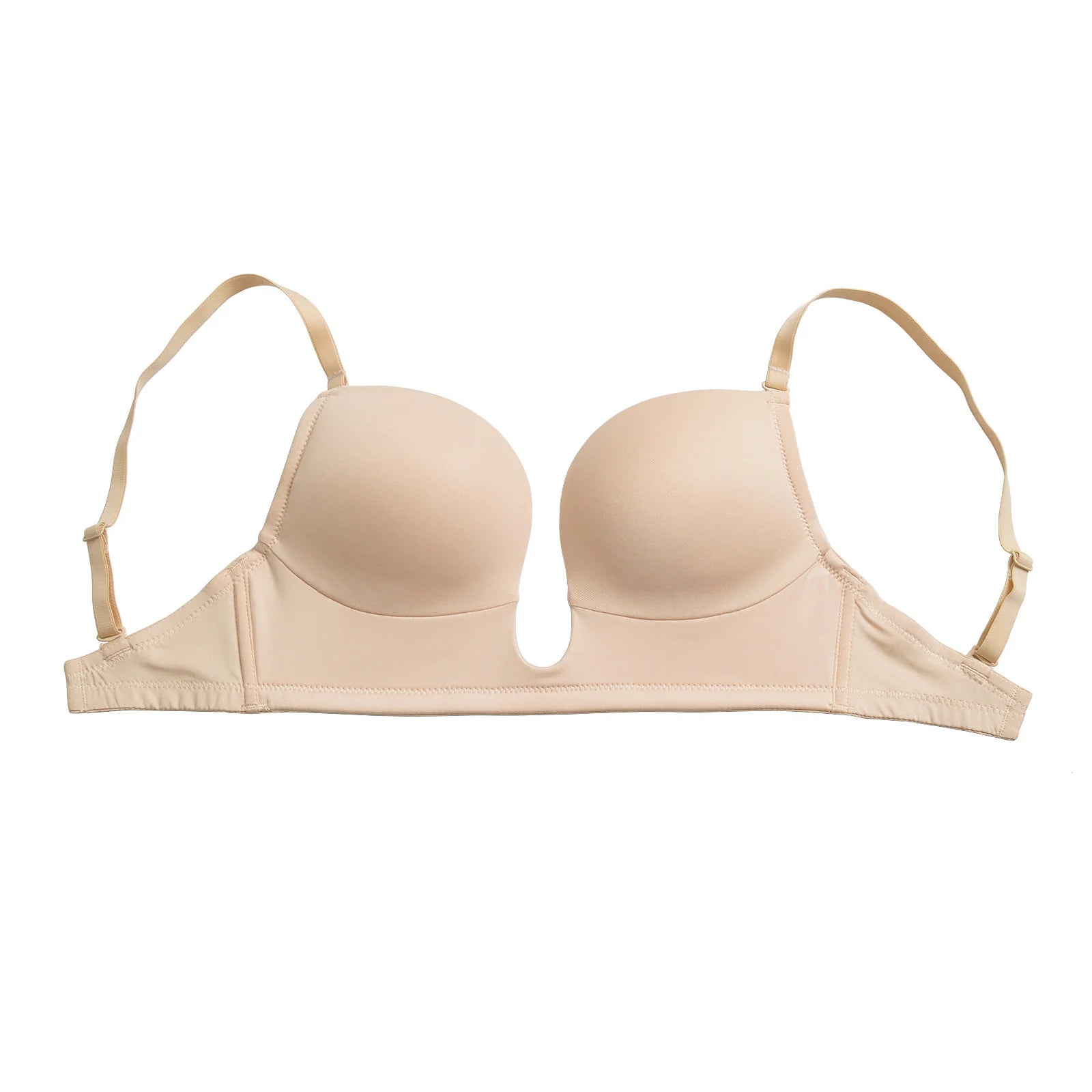 YBCG Deep Plunge Bra Push Up Lingerie Padded Low Cut Bras for Women Underwire Bralette Adjustable Convertible Strap Underwear