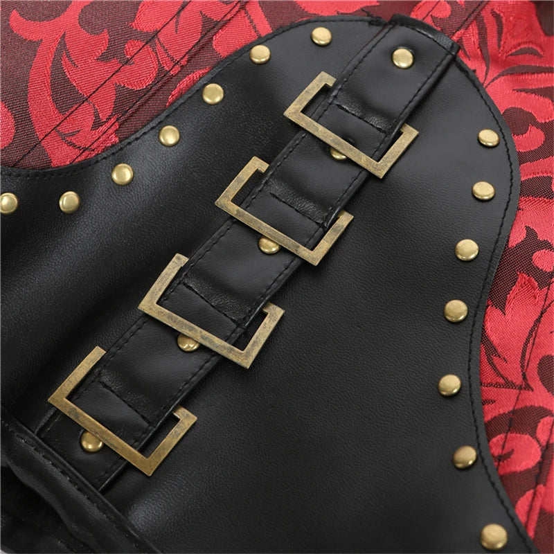 Corset Luxury Sexy Lace Up Pu Leather Gothic Corsets Lingerie Tops Shapewear and Bustiers Steampunk Corsetlet Slim Hot Sale