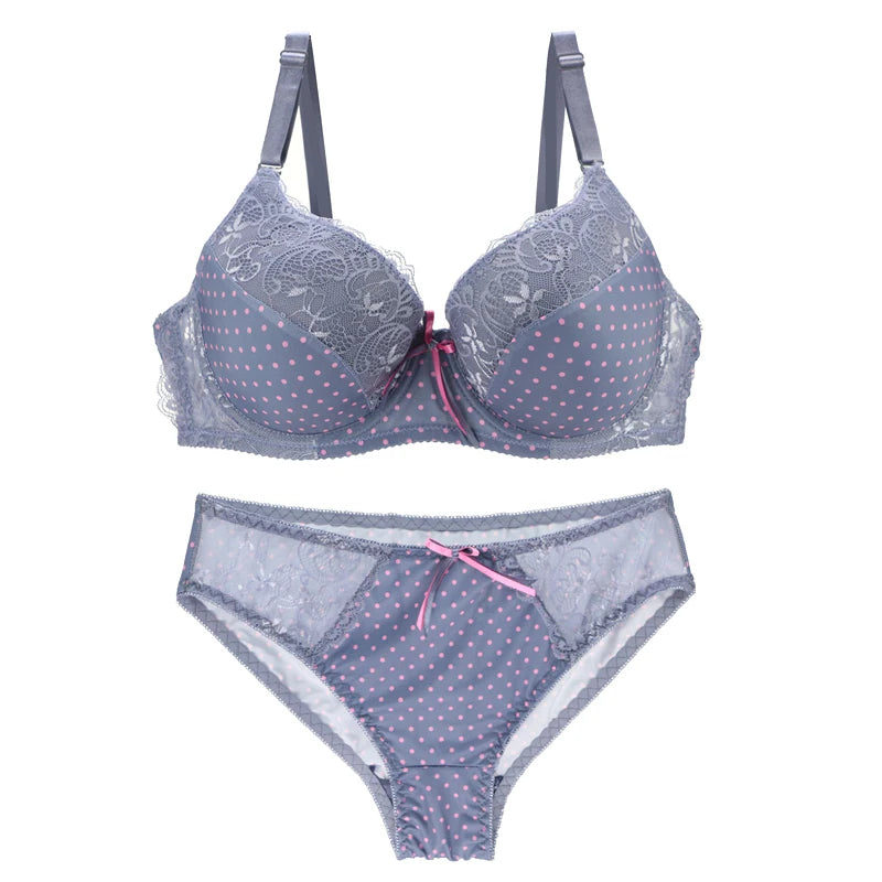 New Sexy Lace Straps Plunge Push Up Bras Women Underwear Plus Size Lingerie BCDE Cup Underwire Female Brassiere