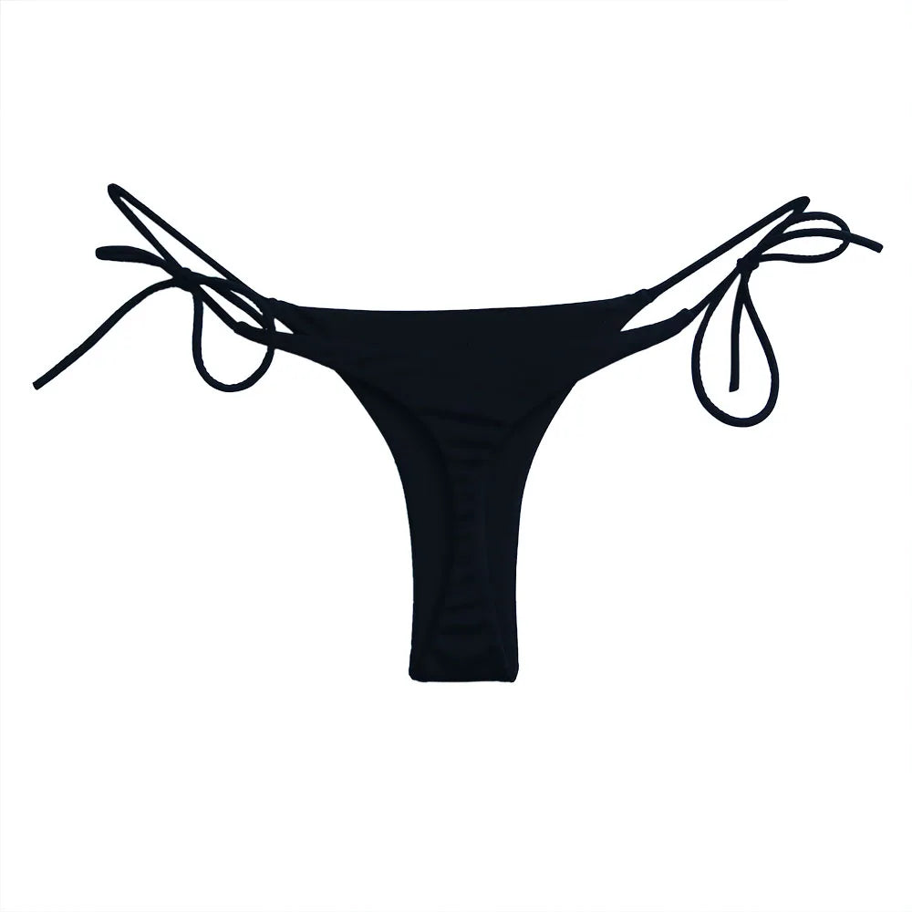 Womens Bikini Bottoms Wholesale Sexy Swimsuit Thong Vintage Swimwear Printing Brazilian Biquini Designer Bikinis T-back Cheeky