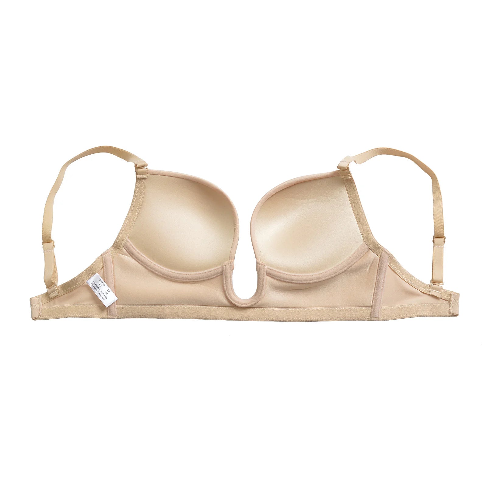 YBCG Deep Plunge Bra Push Up Lingerie Padded Low Cut Bras for Women Underwire Bralette Adjustable Convertible Strap Underwear