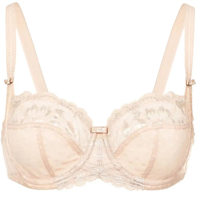Women's Lace Minimizer Bras Full Coverage Non-Padded Underwire Lingerie Support Unlined Sexy Bralette 36 38 40 42 D DD E F