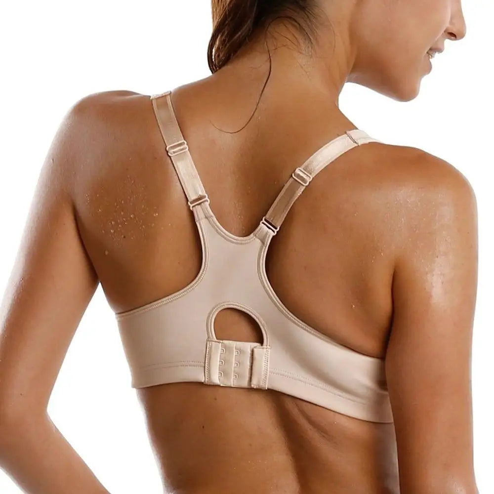 Sports Bra For Women Push Up Active Bralette Solid Underwire Full Cup Brassiere Female Workout Lingerie 34 36 38 40 42 B C D DD