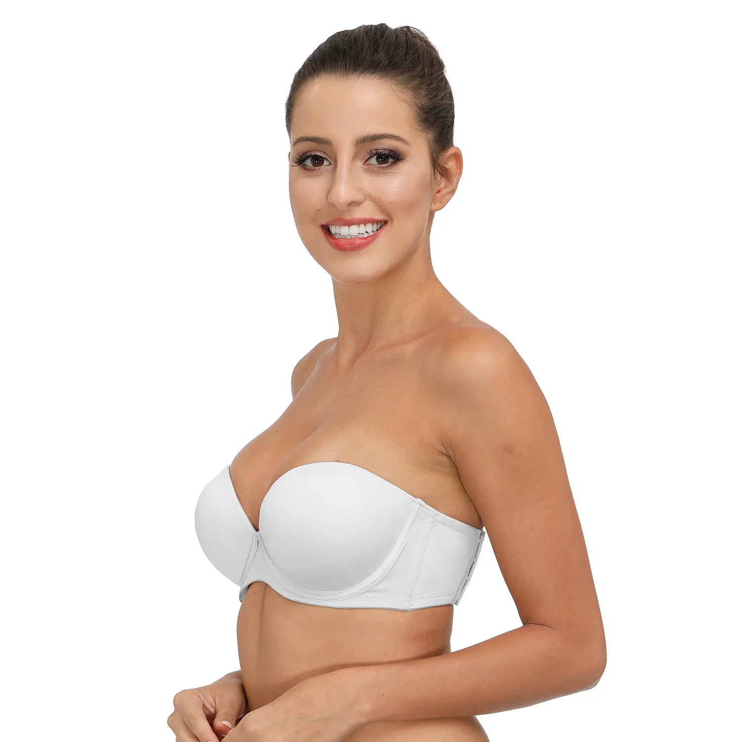 Bras For Women Sexy Lingerie Straps Backless Silicone Padded Push Up Bras Low Bra Everyday Strapless Wedding Underwear Underwire