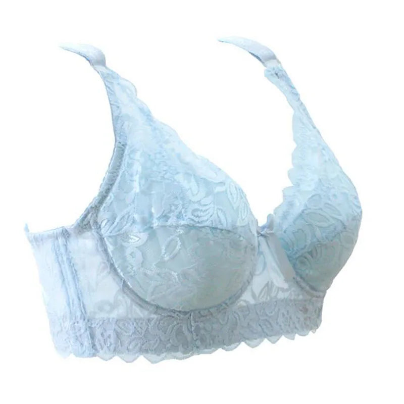 Bralette Women Lace Bra Thin Underwire Push Up Bra Underwear Sexy Lingerie Brassiere Embroidery