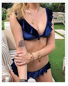 Bikini 2026 New Summer Solid Bikini Set Low Waist Swimwear Women Brazilian Bathing Suit Sexy Swimsuit Female Brazilian Biquini