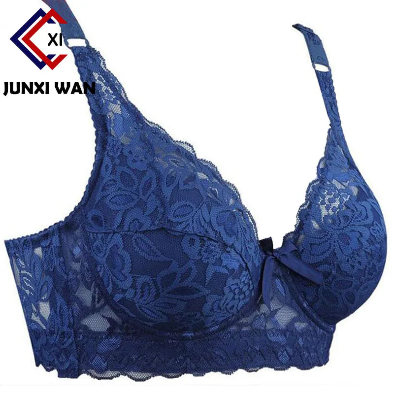 Bralette Women Lace Bra Thin Underwire Push Up Bra Underwear Sexy Lingerie Brassiere Embroidery