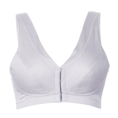 Women Front closure Bras Unlined Seamless Bra Full cup Tank back 100% REAL silk lingerie