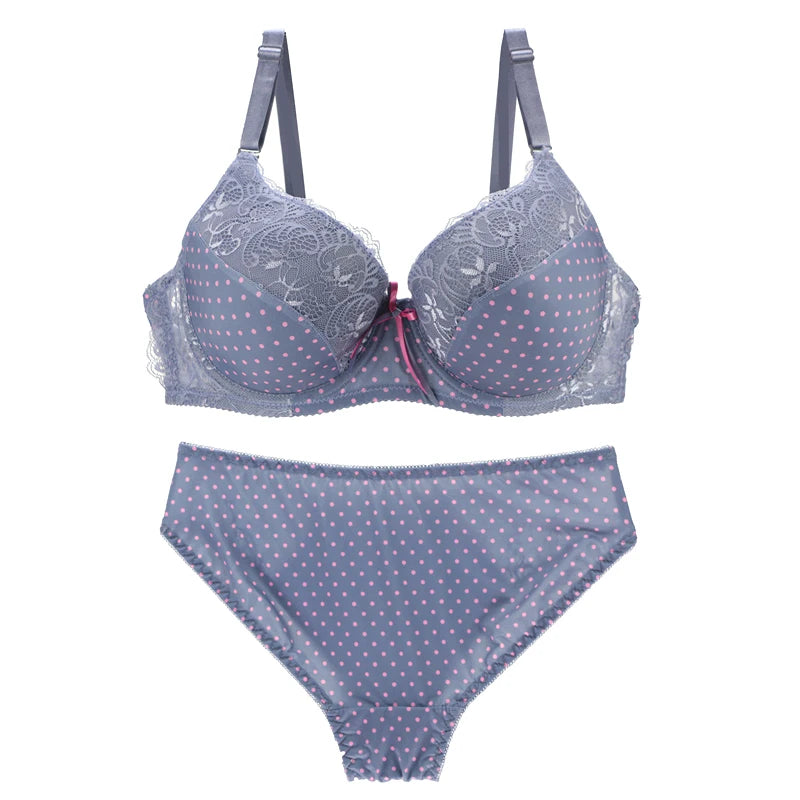 New Sexy Lace Straps Plunge Push Up Bras Women Underwear Plus Size Lingerie BCDE Cup Underwire Female Brassiere